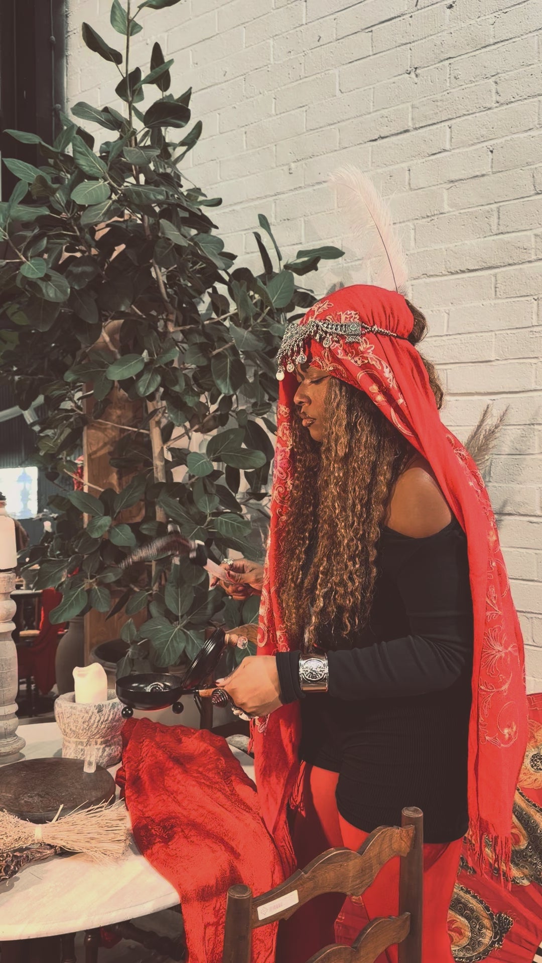 Sacred Feather Wand (Smudge Tool)